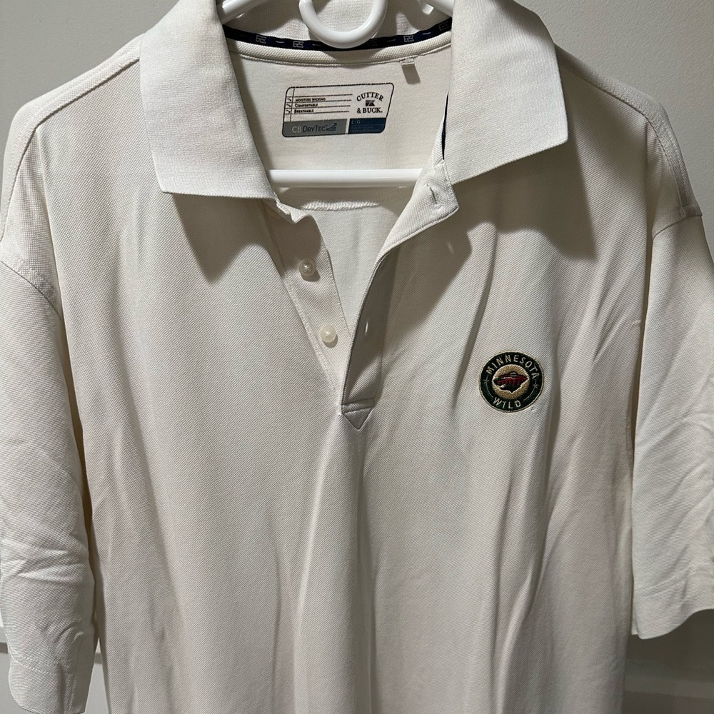 Minnesota Wild Stitched Polo (White)